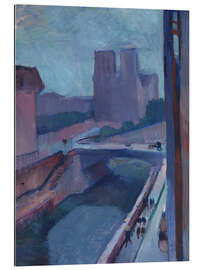 Gallery print Notre-Dame in Paris on a late afternoon, 1902