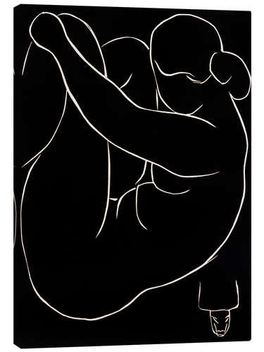 Tableau sur toile Pasiphaé (1928/1936), - seule, au pied du grand caroubier
