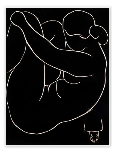 Poster Pasiphaé (1928/1936), - seule, au pied du grand caroubier