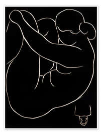 Wall print Pasiphaé (1928/1936), - seule, au pied du grand caroubier - Henri Matisse