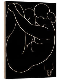 Wood print Pasiphaé (1928/1936), - seule, au pied du grand caroubier - Henri Matisse