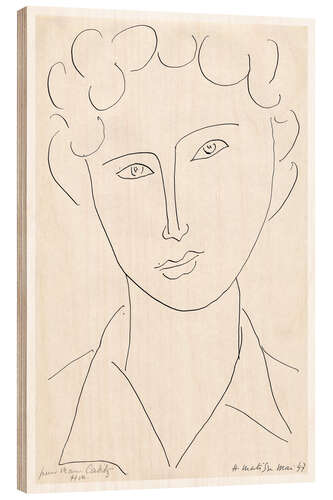 Wood print Untitled, 1947