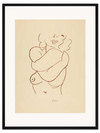 Gerahmter Kunstdruck Florilège des Amours de Ronsard, 1948 VIII