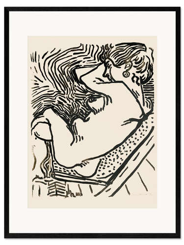 Framed art print The Large Woodcut, 1906
