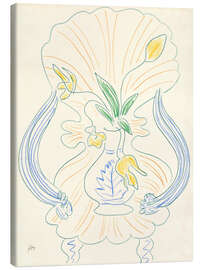 Canvas print Blue Vase on a Venetian Armchair, 1943 - Henri Matisse