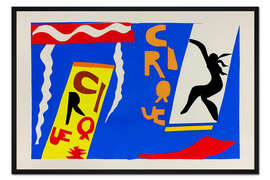 Gerahmter Kunstdruck Der Zirkus, 1947 II