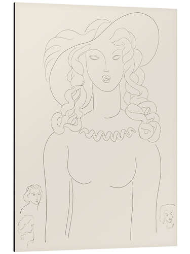 Aluminiumtavla Apparition, plate 3 from Poesies de Mallarmé, 1932