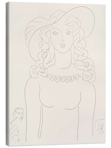 Canvas print Apparition, plate 3 from Poesies de Mallarmé, 1932