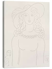 Canvas print Apparition, plate 3 from Poesies de Mallarmé, 1932