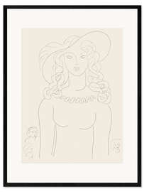 Impresión de arte enmarcada Apparition, plate 3 from Poesies de Mallarmé, 1932