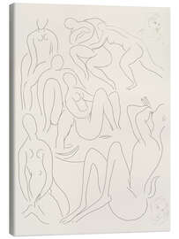 Canvas print L'Après-Midi d'un Faune, plate 16 from Poetry de Mallarmé, 1932