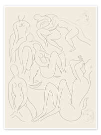 Obraz L'Après-Midi d'un Faune, plate 16 from Poetry de Mallarmé, 1932 - Henri Matisse