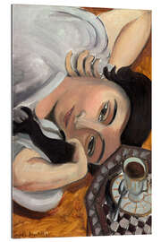 Gallery print Laurette with a cup of coffee, 1916