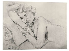 Acrylic print La dormeuse, the sleeping woman - Henri Matisse