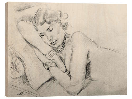 Obraz na drewnie La dormeuse, the sleeping woman