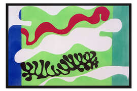 Gerahmter Kunstdruck Die Lagune II, Jazz, 1947