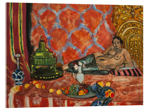 Akrylglastavla Odalisque with Gray Trousers, 1927