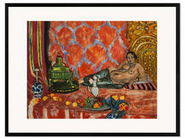 Gerahmter Kunstdruck Odalisque with Gray Trousers, 1927