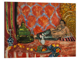Stampa su plexi-alluminio Odalisque with Gray Trousers, 1927