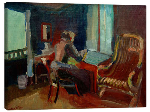 Canvas print Swiss Interior (Jane Matisse), 1901