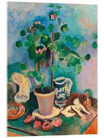 Acrylic print Still Life with Geraniums, 1906