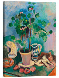 Lærredsbillede Still Life with Geraniums, 1906