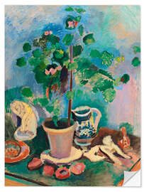 Autocolante decorativo Still Life with Geraniums, 1906