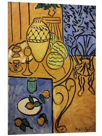 PVC-tavla Interior in yellow and blue, 1946