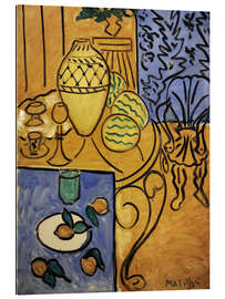 Gallery print Interior in yellow and blue, 1946