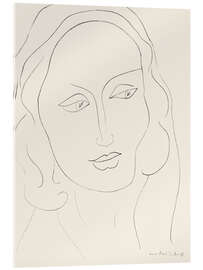 Stampa su vetro acrilico Drawing, 1945 - Henri Matisse