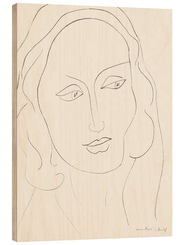 Wood print Drawing, 1945