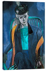 Canvas print Madame Matisse, 1913 - Henri Matisse