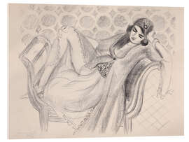 Obraz na szkle akrylowym Resting on the Bench, 1929 - Henri Matisse
