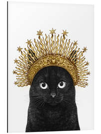 Magnettafel Königin der schwarzen Katzen