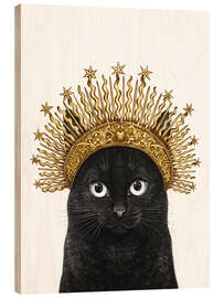 Trätavla Queen of black cats - Valeriya Korenkova