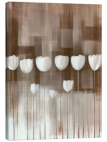 Leinwandbild Abstrakte Tulpen