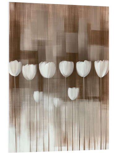 Stampa su PVC Abstract tulips