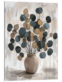 Gallery Print Abstrakte goldene Pflanze