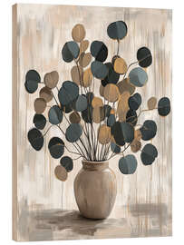 Trebilde Abstract golden plant