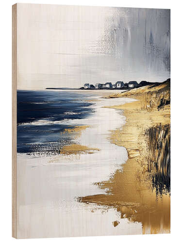 Cuadro de madera Golden summer memories
