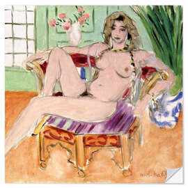 Wall sticker Seated Odalisque, 1929