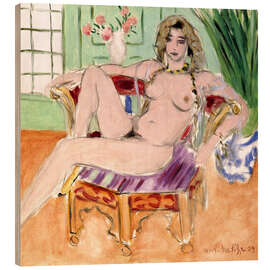 Holzbild Sitzende Odaliske, 1929