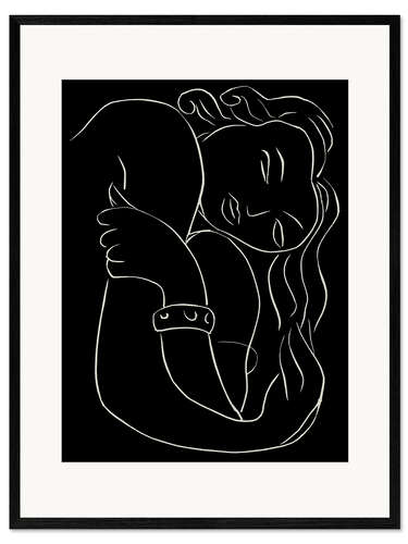 Impressão artística com moldura Pasiphaé, 1944 I
