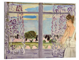 Stampa su plexi-alluminio Woman at the Window, 1919