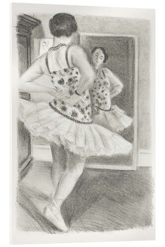 Acrylglasbild Die Tänzerin spiegelt sich im Spiegel, 1927