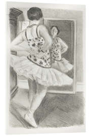 Acrylglasbild Die Tänzerin spiegelt sich im Spiegel, 1927 - Henri Matisse
