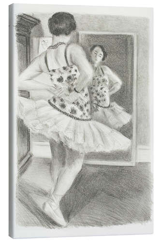 Stampa su tela The Dancer Reflected in the Mirror, 1927