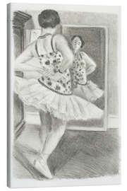 Stampa su tela The Dancer Reflected in the Mirror, 1927 - Henri Matisse