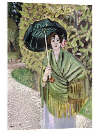 Gallery print Woman with Green Parasol, 1920