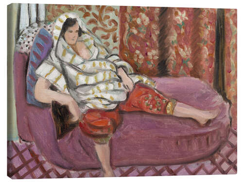 Canvastavla Woman on a Purple Divan, 1921